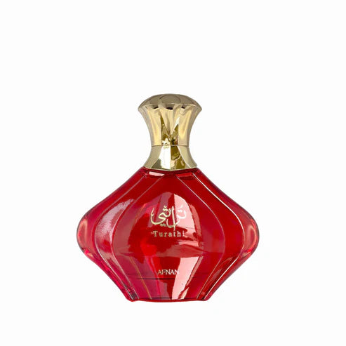 Afnan Turathi Red Pour Femme 90ML – Perfume Floral y Elegante para Mujer | Eau de Parfum
