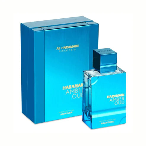 Amber Oud Aqua Dubai de Al Haramain: Lujo Acuático y Elegancia Oriental en un Solo Perfume