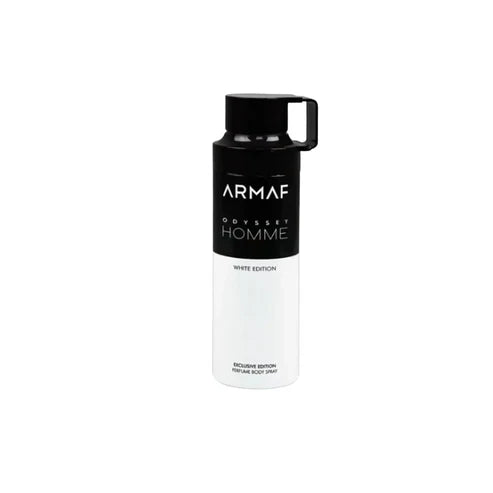 Armaf Odyssey Homme White Edition Body Spray 200ml – Edición Limitada para Hombre