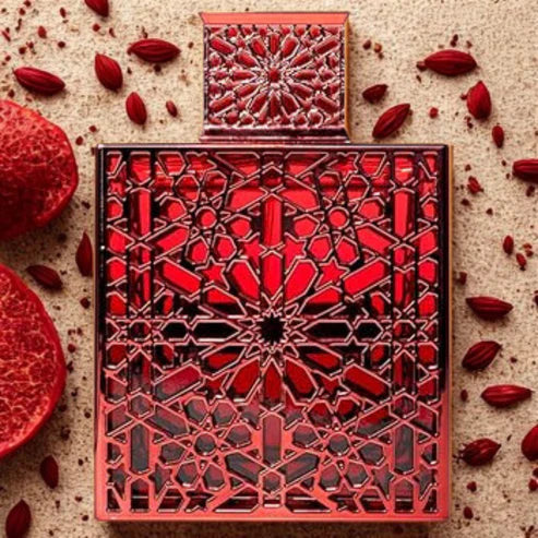 Crimson Rayhaan 100ML – Perfume Masculino Especiado con Cardamomo, Pachulí y Vainilla