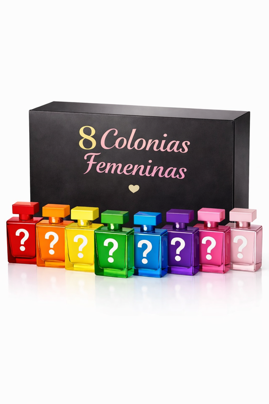 Mysterie Box - 8 Colonias 90ml de mujer - 8 unidades sorpresa