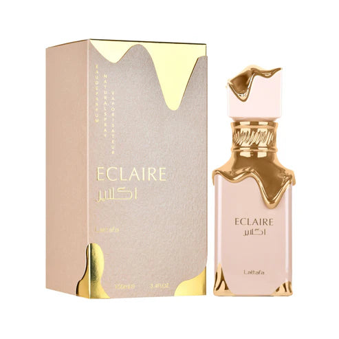 Éclaire Lattafa 100ML: Perfume Árabe Original Unisex Dulce y Duradero