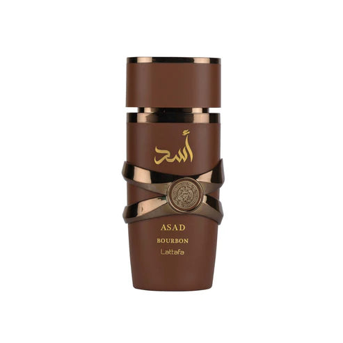 Lattafa Asad Bourbon Perfume Árabe - 100ML Poder, Elegancia y Sofisticación