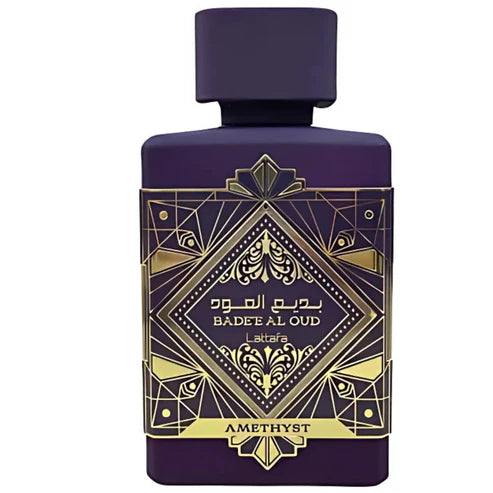 Lattafa Badee Al Oud Amethyst Eau de Parfum Unisex 100ML: Perfume Oriental Amaderado de Larga Duración