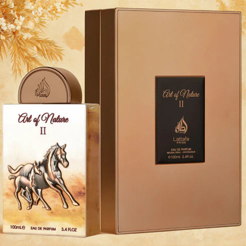 Lattafa Pride Art of Nature II 100ML – Perfume Unisex Cítrico Floral Amaderado con Cardamomo, Ambroxan y Vainilla