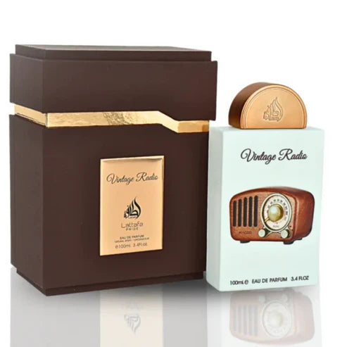 Lattafa Pride Vintage Radio 100ML - Perfume Árabe Unisex, Elegancia y Sofisticación Atemporal