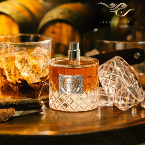 Mawj Cognac Blaze Paris Corner Eau de Parfum 100ml | Perfume Unisex Intenso, Amaderado y Oriental