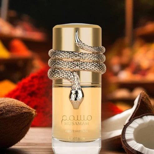 Musamam White Intense Lattafa Perfumes 100ML – Perfume Unisex Oriental Floral | Elegante, Cremoso y Duradero
