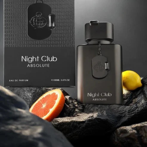 Night Club Absolute Fragrance World 100ML – Perfume Masculino Aromático con Grosellas Negras, Geranio y Ámbar