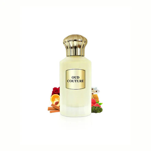 Oud Couture Ahmed Al Maghribi 100ML – Perfume Unisex Floral Frutal con Toque Gourmand