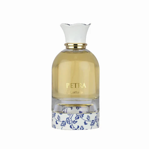 Petra de Lattafa 100ML – Perfume de Mujer Oriental Floral con Coco, Praliné y Ron (Inspirado en el Mediterráneo)