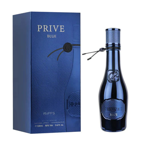 Privè Essence Blue Riiffs Perfumes 100ML – Perfume Masculino Aromático y Amaderado | Elegante, Intenso y Moderno