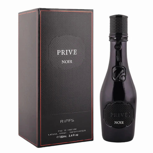 Prive Noir Riiffs Perfumes 100ML – Perfume Unisex Elegante con Grosellas Negras, Piña y Vainilla
