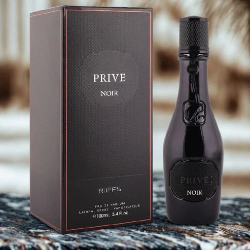 Prive Noir Riiffs Perfumes 100ML – Perfume Unisex Elegante con Grosellas Negras, Piña y Vainilla