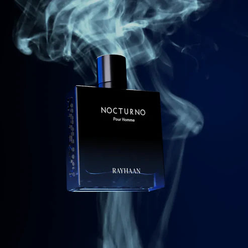 Rayhaan Nocturno 100ML – Perfume Masculino Amaderado Aromático | Fresco, Moderno y Elegante
