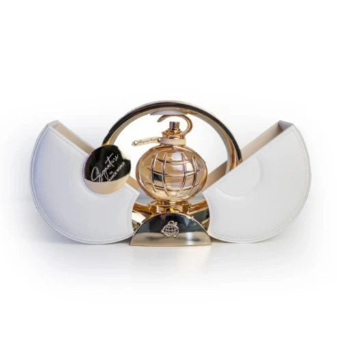 Signature White Fragrance World 100ML – Perfume Unisex con Incienso, Coco y Ámbar | Eau de Parfum