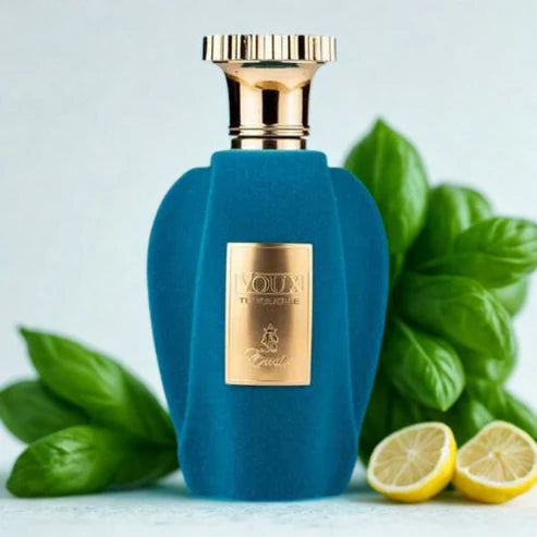 Voux Turquoise Paris Corner 100ML – Perfume Unisex Cítrico y Frutal con Vainilla, Ámbar y Almizcle Blanco