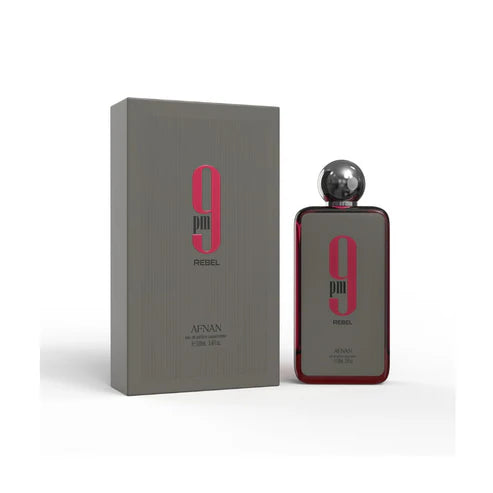 9PM Rebelde Afnan 100ML | Perfume Unisex Intenso y Duradero para Noche y Día