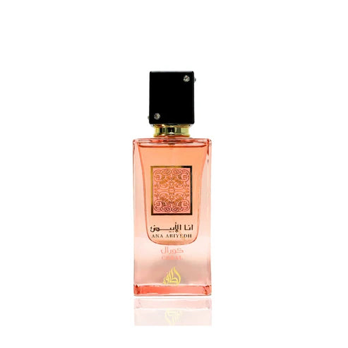 Ana Abiyedh Coral de Lattafa 60ML - Perfume Árabe Floral y Afrutado con Toque Exótico