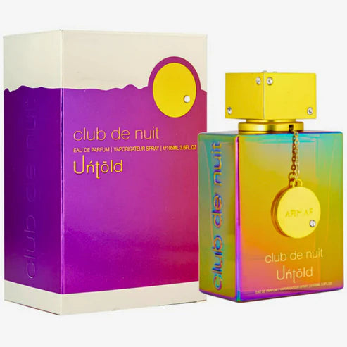 Armaf Club De Nuit Untold 105ML - Perfume Unisex con Ámbar y Maderas de Larga Duración