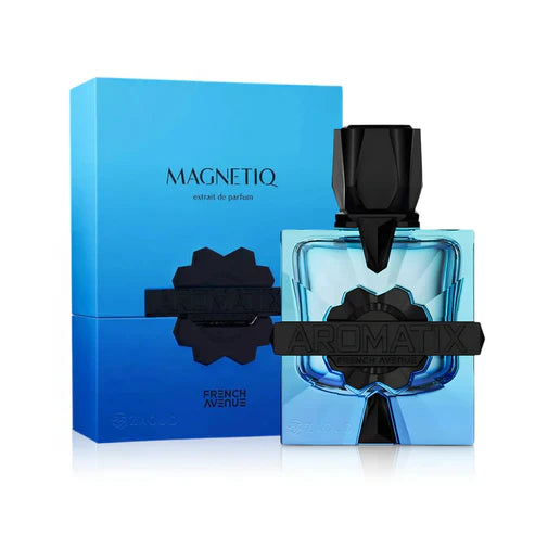 Aromatix X Magnetiq Extrait de Parfum – French Avenue 100ML | Perfume Unisex Amaderado Oriental con Bergamota, Iris y Vainilla
