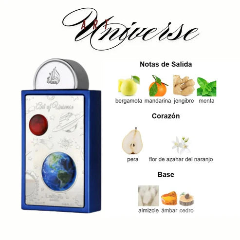 Art of Universe Lattafa Perfume Unisex 100ml – Fresco, Cítrico y Amaderado