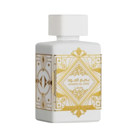 Bade’e Al Oud Honor & Glory de Lattafa 100ml – Perfume Unisex Intenso y Especiado