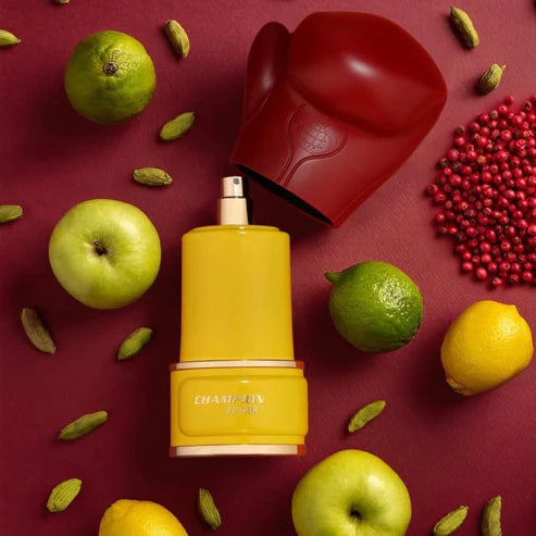 Champion Sugar Fragrance World 80ML – Perfume Masculino Aromático con Cardamomo, Rosa y Ámbar Gris (Novedad 2025)