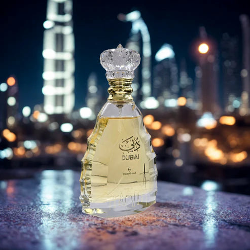 Dubai Transparente Rasayel Oud 100ML – Perfume Unisex Oriental Gourmand con Vainilla, Caramelo y Especias