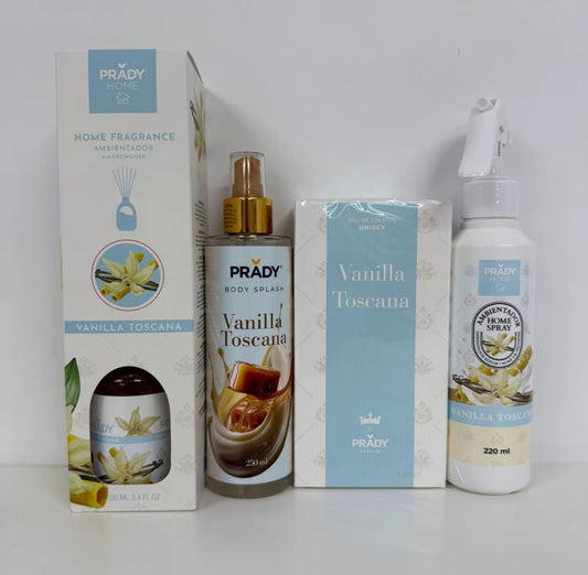 ✨ Pack Colonia & Hogar VANILLA TOSCANA – Aroma dulce y acogedor ✨