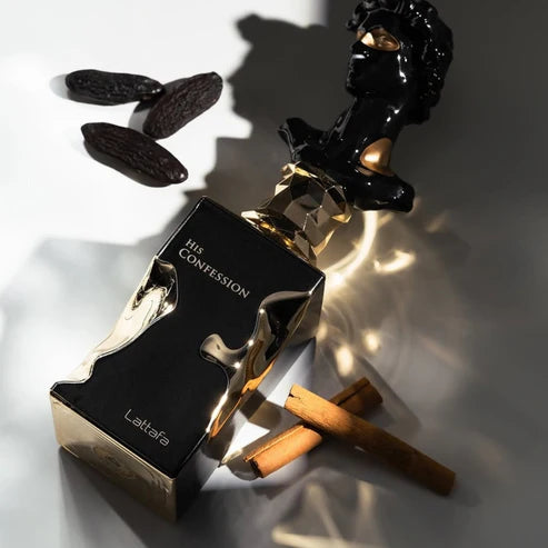 His Confession Lattafa – Perfume Árabe 100ML, Elegante y Sofisticado