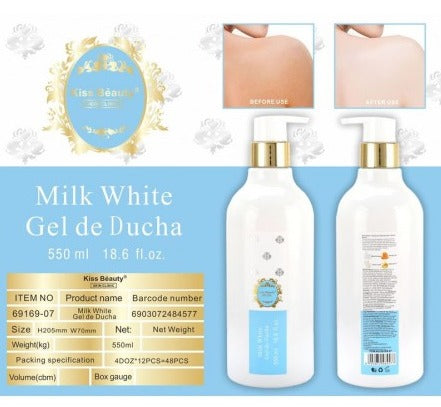 MILK WHITE GEL DE DUCHA 550ML