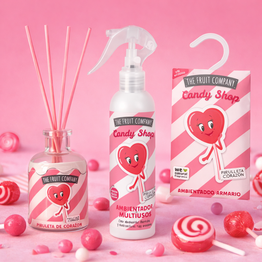 Pack San Valentín Candy Piruleta – Ambientadores The Fruit Company