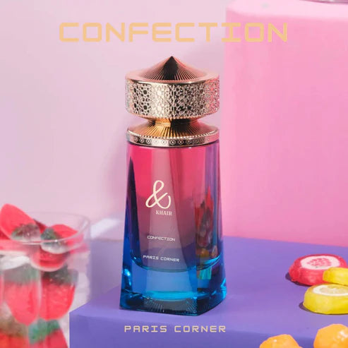 Khair Confection Eau de Parfum 100ML Paris Corner – Perfume Árabe Dulce y Sofisticado para Mujer