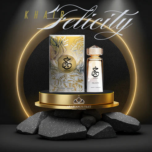 Khair Felicity Paris Corner 100ML – Perfume Árabe para Mujer, Dulce y Sofisticado