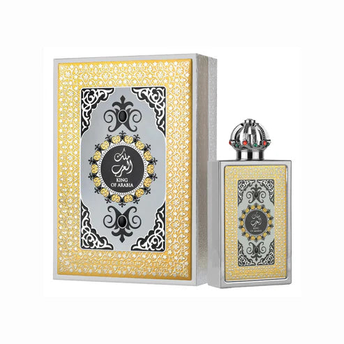 King of Arabia Lattafa Pride 100ML – Perfume Masculino Árabe con Oud, Ámbar y Cuero | Eau de Parfum