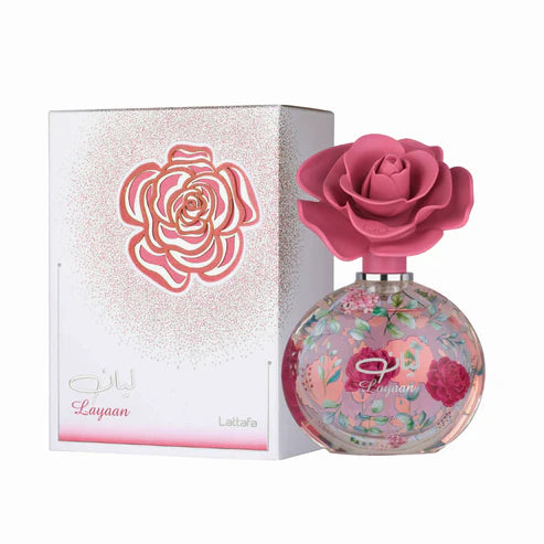 Layaan Lattafa Perfumes – Eau de Parfum 75ML | Fragancia Unisex Floral y Amaderada