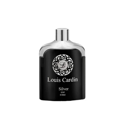 Louis Cardin Silver Homme EDP 100ML – Perfume Masculino Fresco, Especiado y Elegante