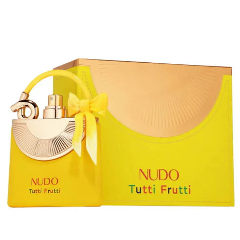Nudo Tutti Frutti Fragrance World 100ML – Perfume Unisex Dulce y Frutal con Melón, Caramelo y Vainilla
