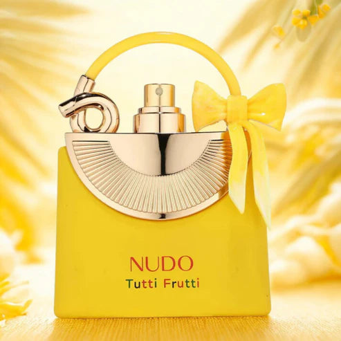 Nudo Tutti Frutti Fragrance World 100ML – Perfume Unisex Dulce y Frutal con Melón, Caramelo y Vainilla