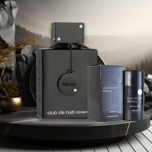 Pack Club de Nuit Intense Man Armaf – Perfume 105ML + Desodorante Stick 75G | Perfume Árabe Masculino de Alta Duración
