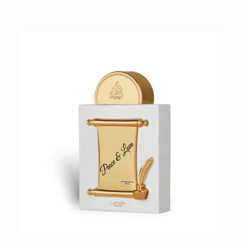 Peace & Love Lattafa Perfumes 100ML – Perfume Unisex Floral con Grosellas Negras, Rosa y Vainilla