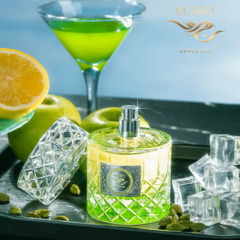 Perfume Paris Corner Mawj Appletini 100ml – Fragancia Unisex Dulce, Afrutada y Sofisticada