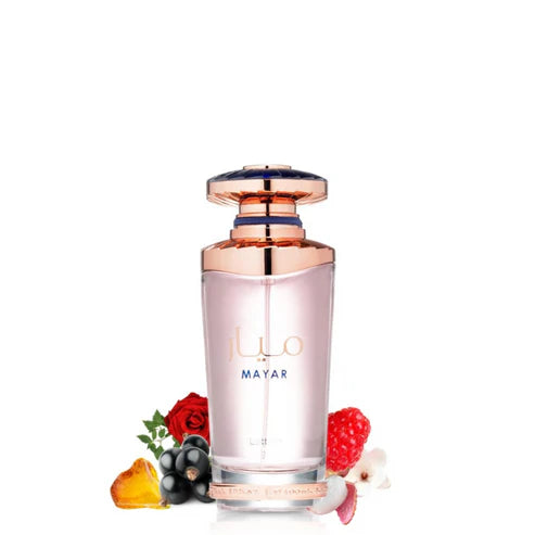 Perfume Árabe Mayar de Lattafa – Un Viaje Floral Frutal