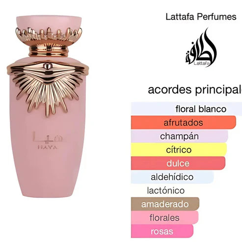 Perfume árabe Lattafa Haya 100 ml