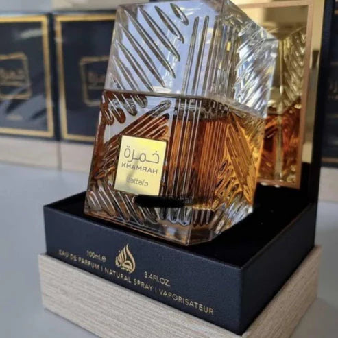 Perfume árabe Lattafa Khamrah – Un Perfume Duradero y Exquisito 100ml
