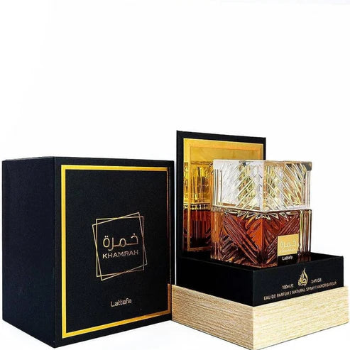Perfume árabe Lattafa Khamrah – Un Perfume Duradero y Exquisito 100ml