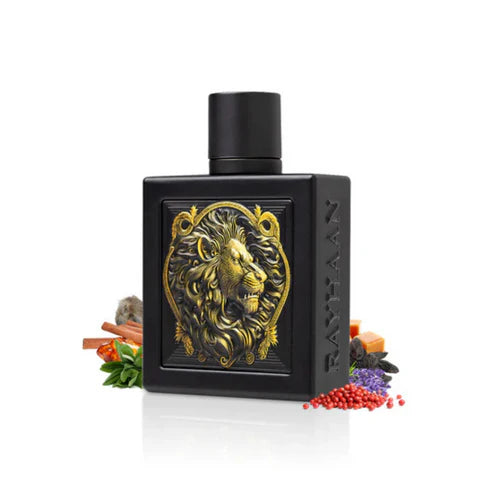 Rayhaan Lion 100ML – Perfume para Hombre con Aroma Poderoso y Sofisticado