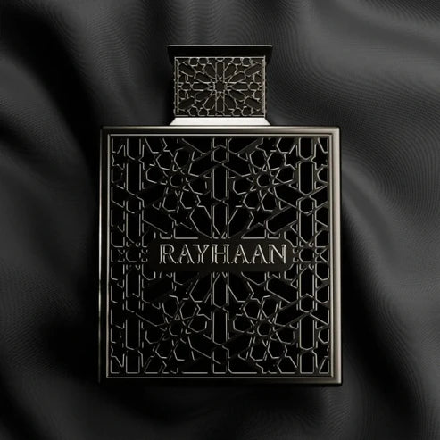 Rayhaan Obsidian 100ML – Perfume Masculino Oriental Elegante | Iris, Cuero y Oud Sofisticado