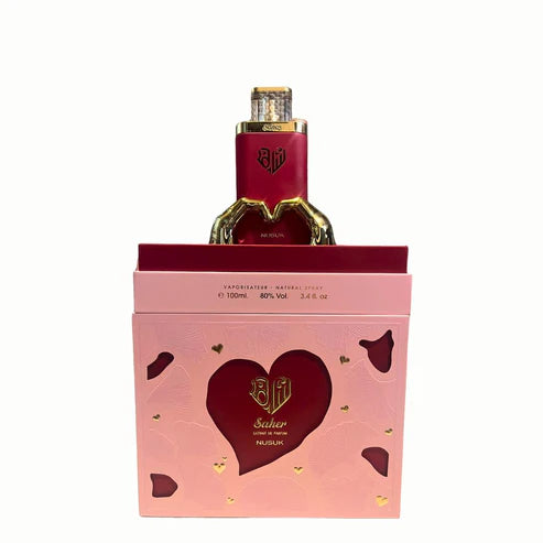 RiiFFS Saher Nusuk Extrait de Parfum 100ML – Perfume de Mujer Floral Oriental con Pulpa de Manzana, Cachemira y Vainilla Cremosa
